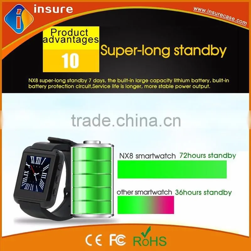 cheap silicone android smart watch with camera