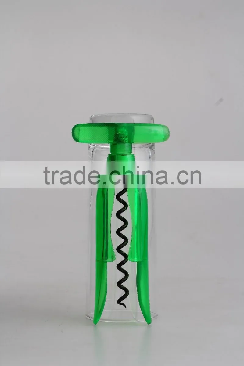 S/S+AS 15.5*7.5*2 Colorful kitchen utensil wine opener/cork screw