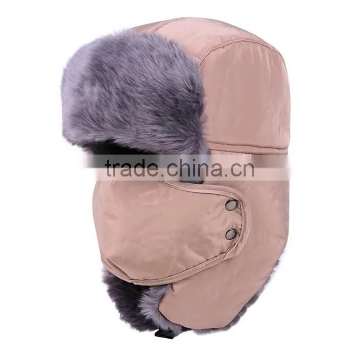 winter hat headwear with fur