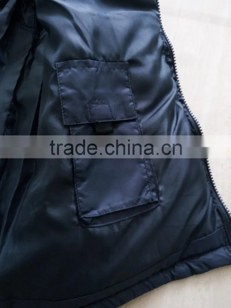 100% polyester body warmer for workers wholesale with pockets