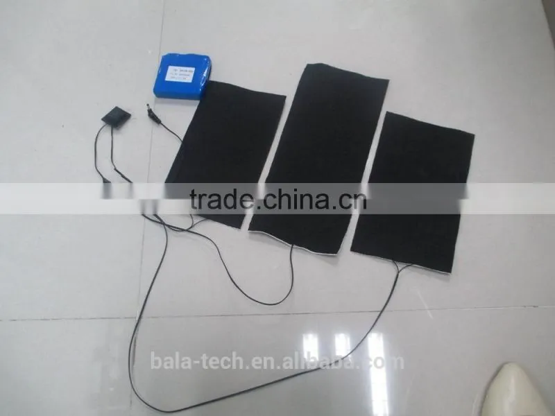 7.4V electric heating element for clothes and jackets with battery for winter