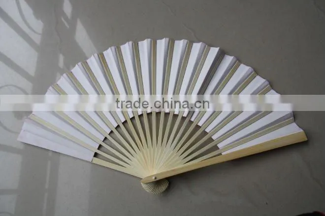 23CM Hot Pink Wedding Paper fan!!!