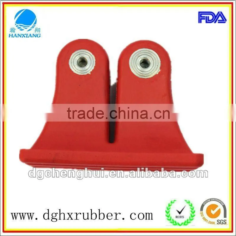 Red rubber bumper