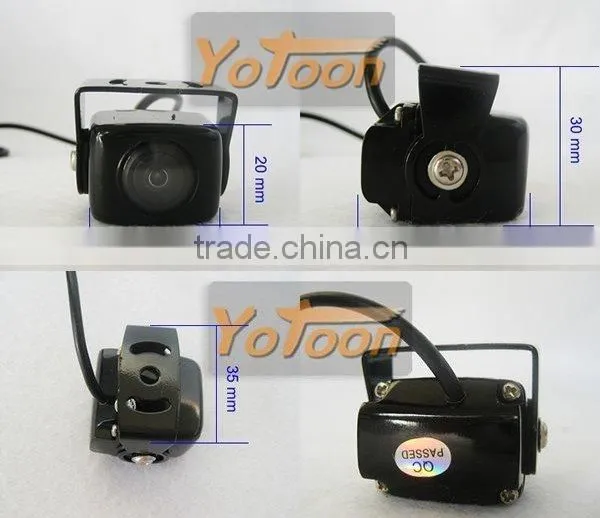 Car rearview camera with guard line function and CCD effect