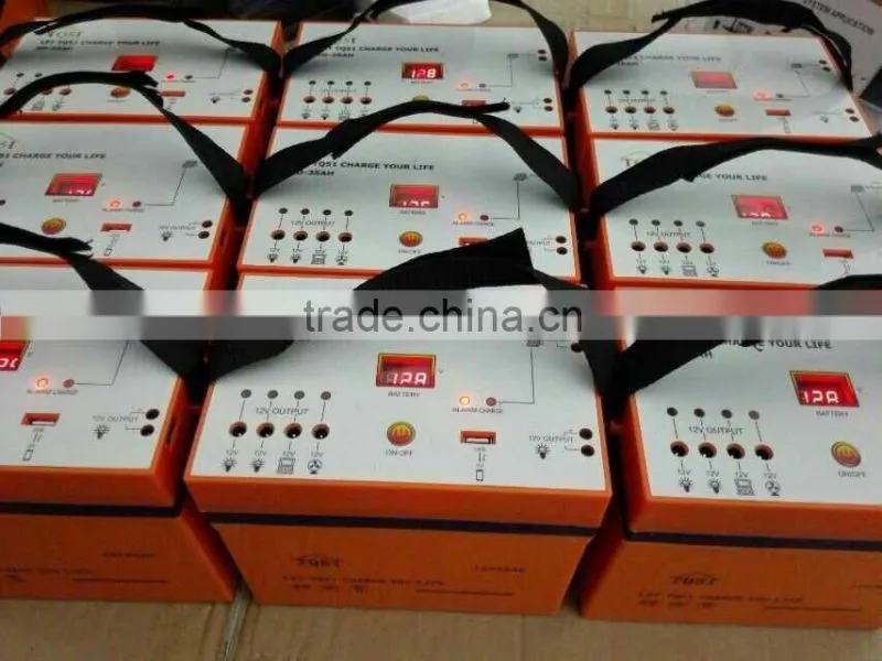 2015 Design DC & USB sockets 12v 40ah USB Multi function Battery