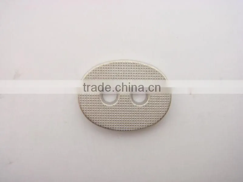 11mm hand sewing 2 hole shirt button metal alloy shank coat button