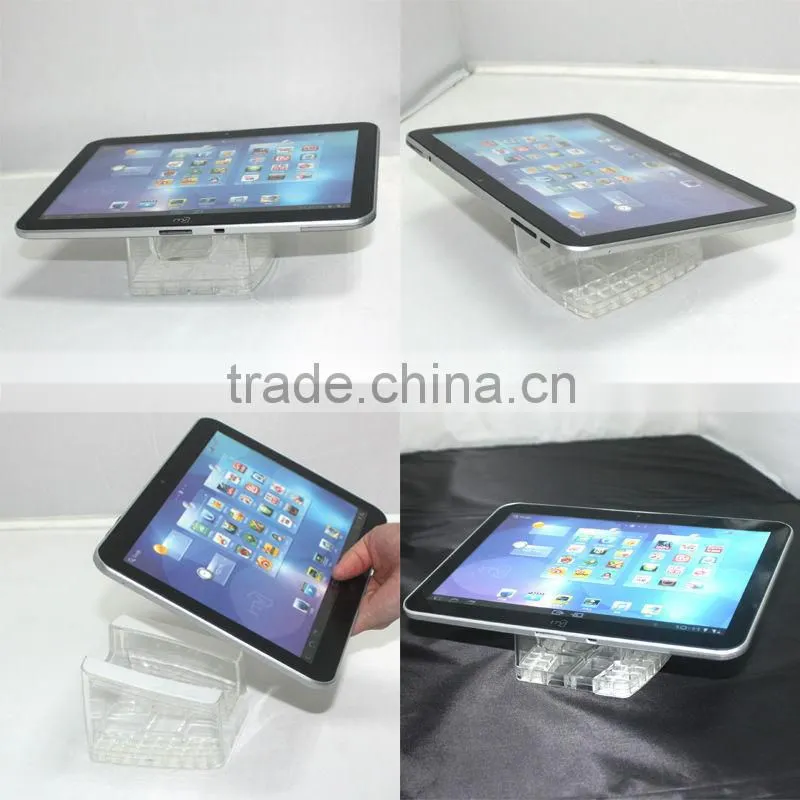 Crystal clear security durable tablet stand