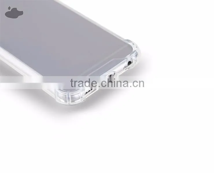 Pc Bumper Soft Clear Transparent tpu Mobile phone case For Apple Iphone 6 6 Plus