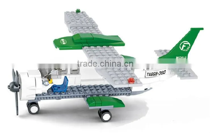 bd-7530362 children building block transport plane plastic intelligent building block 251pcs