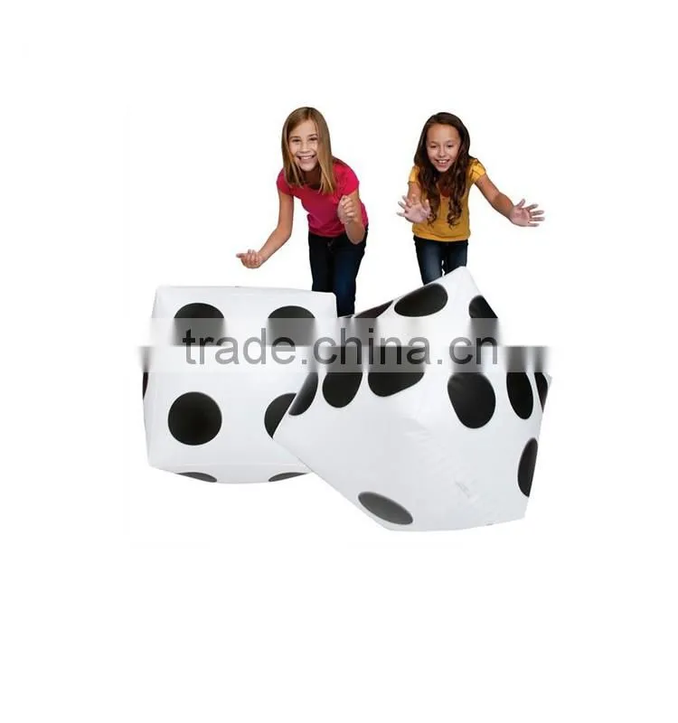 6pcs/lot Large inflated household Dice Magic Fun Toys Bar color toy