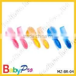 Hot Sale Pink And White Baby Comb And Brush Set