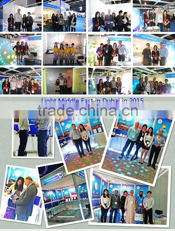 shenzhen 3 years warranty ip67 tough glass concrete outdoor led lighted floor tiles