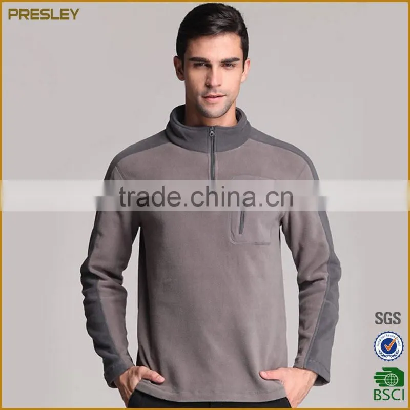 New!!! Non-hooded stylish Men's winter polar fleece jackets for outdoor sporting wear