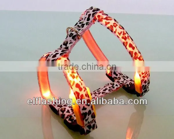 led lighting dog harness