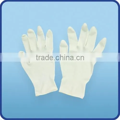 Natural latex surgical glove