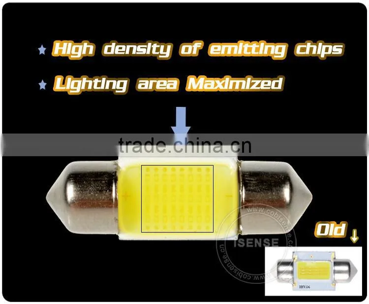 hot sales new products high quality T10 * 28 mm 31mm doom light T10 12v led light bulbs