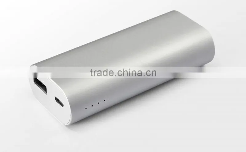 Long lasting high capacity 5000mah power bank manufacture quick charging power bank