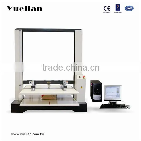 50KN Double Column Electronic Comuter Control Servo Motor Carton and Box Packaging Compression Testing Machine