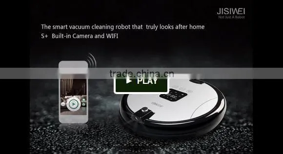 wifi + camera + LCD screen JISIWEI S+ auto vacuum cleaner, vacuum cleaning robot,cleaning robot vacuum cleaner
