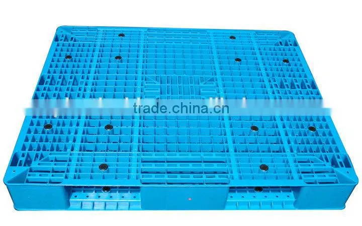 industrial double side 4 way plastic pallets with sides