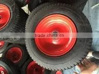 pneumatic rubber wheel PR3007 4.50-8 steel rim wheelbarrow wheels