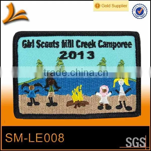 SM-LE008 cheap custom patch embroidery