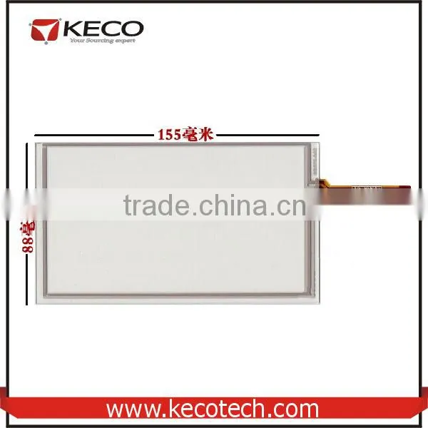 6.2" Universal 4 wire resistive 155*88 155*88mm TM062RDH01 touch glass digitizer Screen
