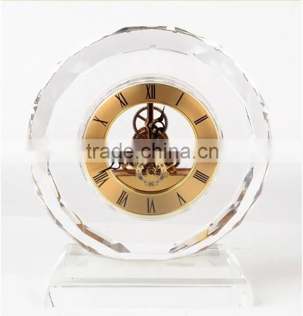 Noble Sunflower Crystal Clock Craft