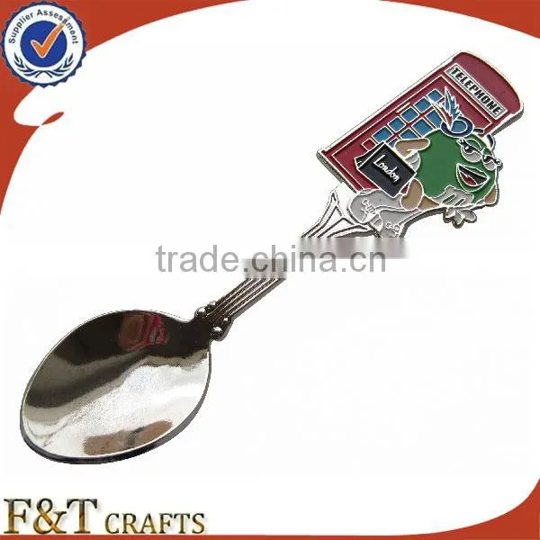 promotional travel sounenir gifts item metal small bulk metal spoons