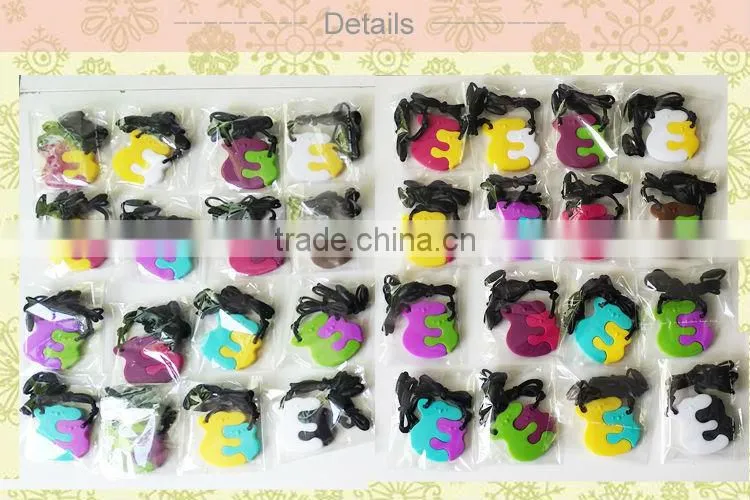 BPA Free Silicone Glow In the Dark Bead Necklace