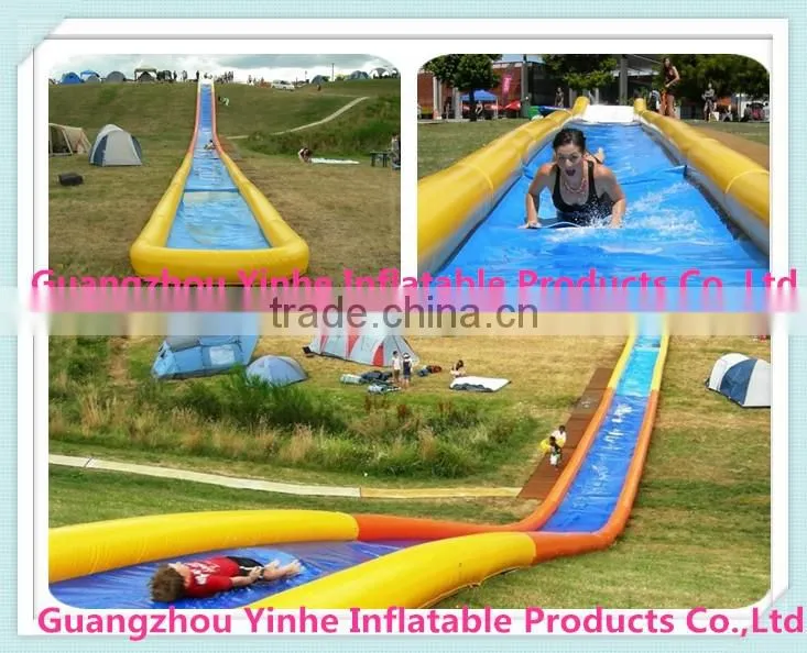 1,000 feet inflatable slide the city slip n slide