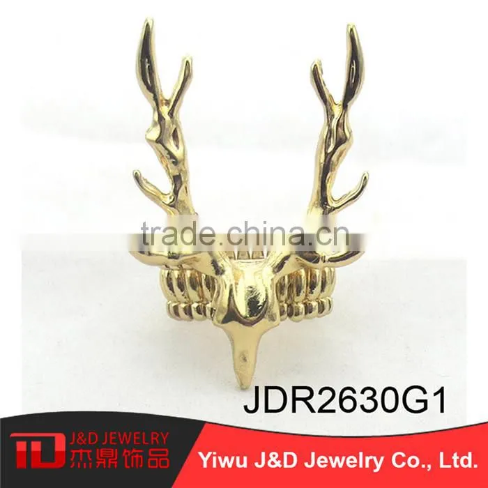 2016 Newest Style fashion gold gemstone ring