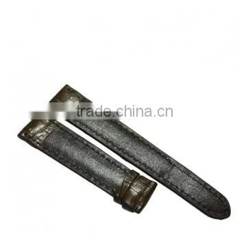 Crocodile leather watchband SCRWC-001