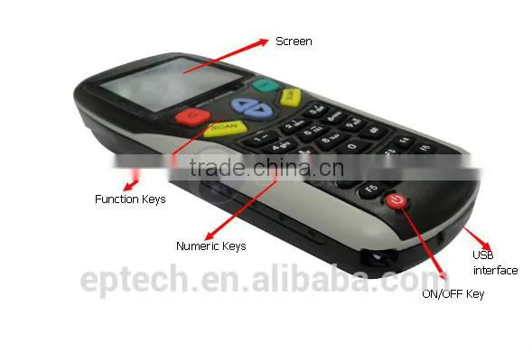 EP HDT3000 handheld NFC data collector with 1D barcode and GPRS