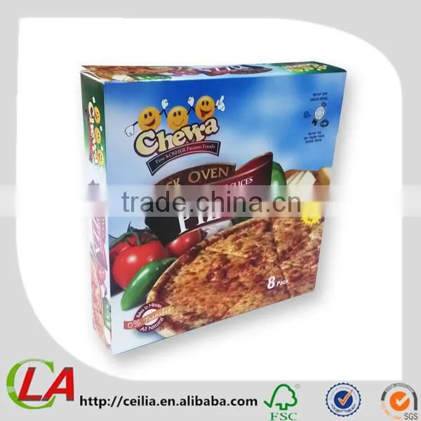 Full Color Printing Food Grade Pizza Packaging Box