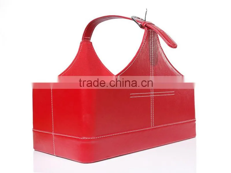 2015 Most popular leather toy storage box