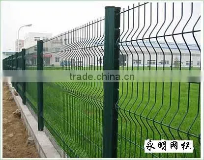 pvc coated wire mesh fence panel/steel welded wire mesh fence