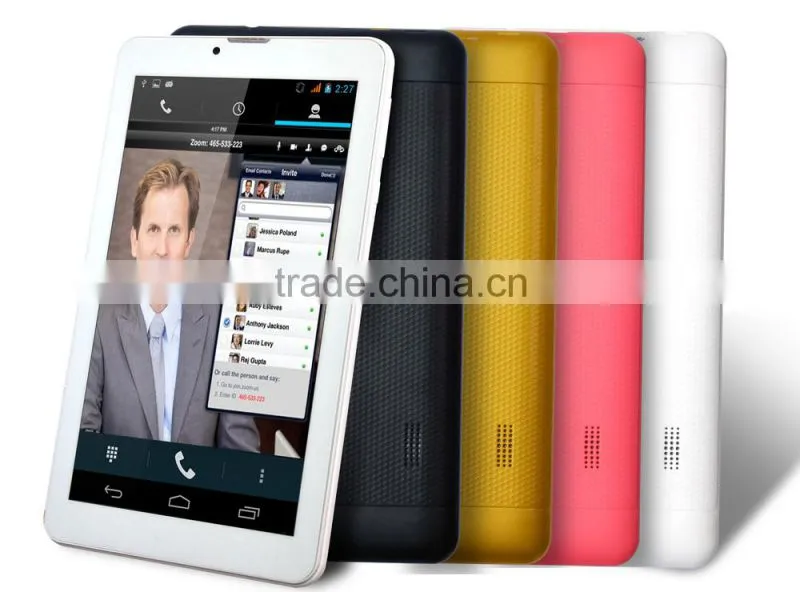 the cheapest 7"3G wifi dual core tablet pc with SIM card slot black/white/pink/gold optional