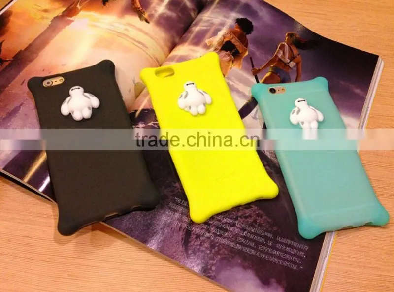 Fashion Cartoon 3D Soft Silicon Protective Cover For iPhone 6s