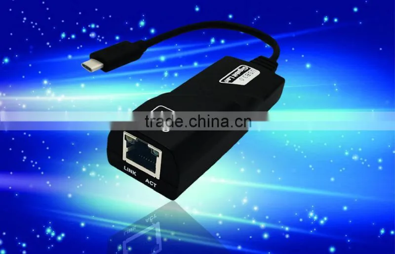 USB3.1/Type-C to Gigabit Ethernet Adapter USB3.1 to USB3.0 Gigabit Lan for Macbook