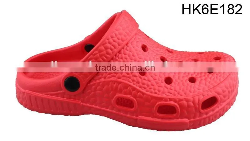 2017 Kids Colorful EVA Garden Shoes, Simple Nude Garden Clogs