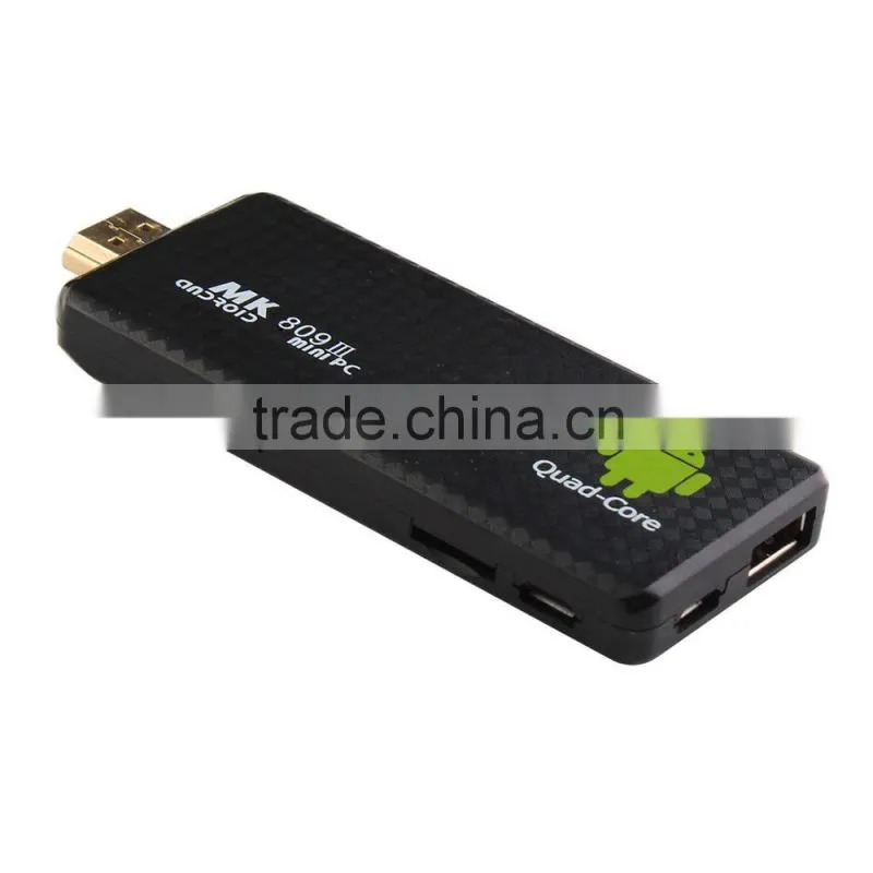 MK809III Bluetooth Android Mini PC,Quad Core Rockchip RK3188T 2G/8G Android 4.4 Android TV Dongle