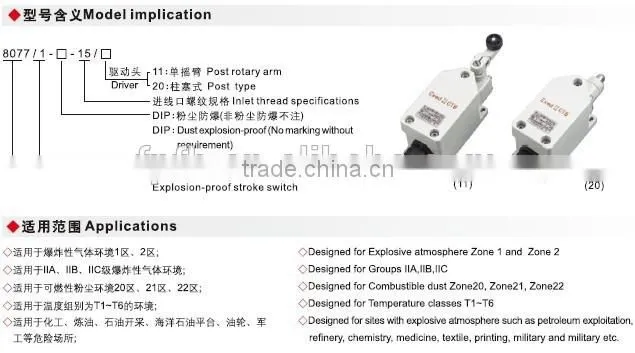 Safety explosion -proof proximity switch
