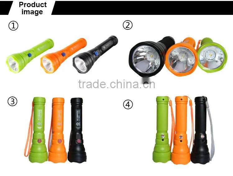 Promotional gift rechargeable ABS led flashlight with high bright led bulb