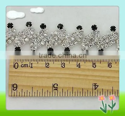2016 Decorative rhinestone cup trimmings,wholesale trimmings,fashion trimmings for apparel