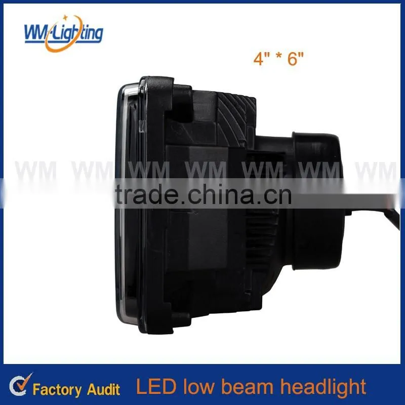 Sealed beam led headlights hi/low truck 4x6 led headlamp low beam