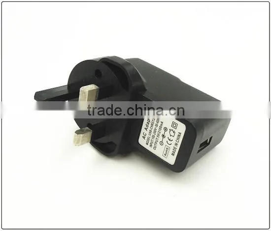 230Vac 5v 2.5a USB handy power charger for mobile phone