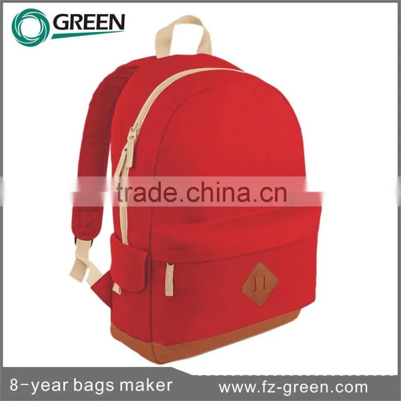 Polyester Material 2015 School backpack promotional man bag