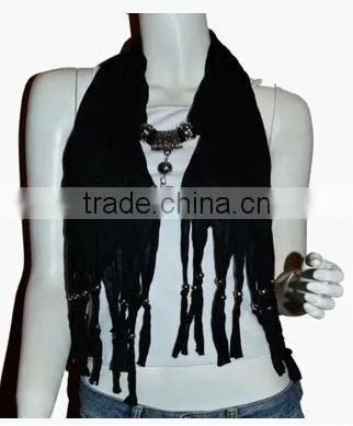 Metal Charming Elephant Pendant Jewelry Scarf