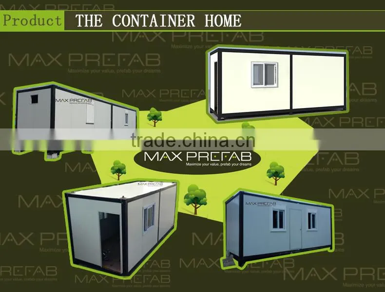 High Quality Low cost light steel frame 20ft Prefabricated home container home